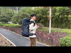 Ba lô đi bộ đường dài chống nước ngoài trời 40L Ripstop nylon có che mưa